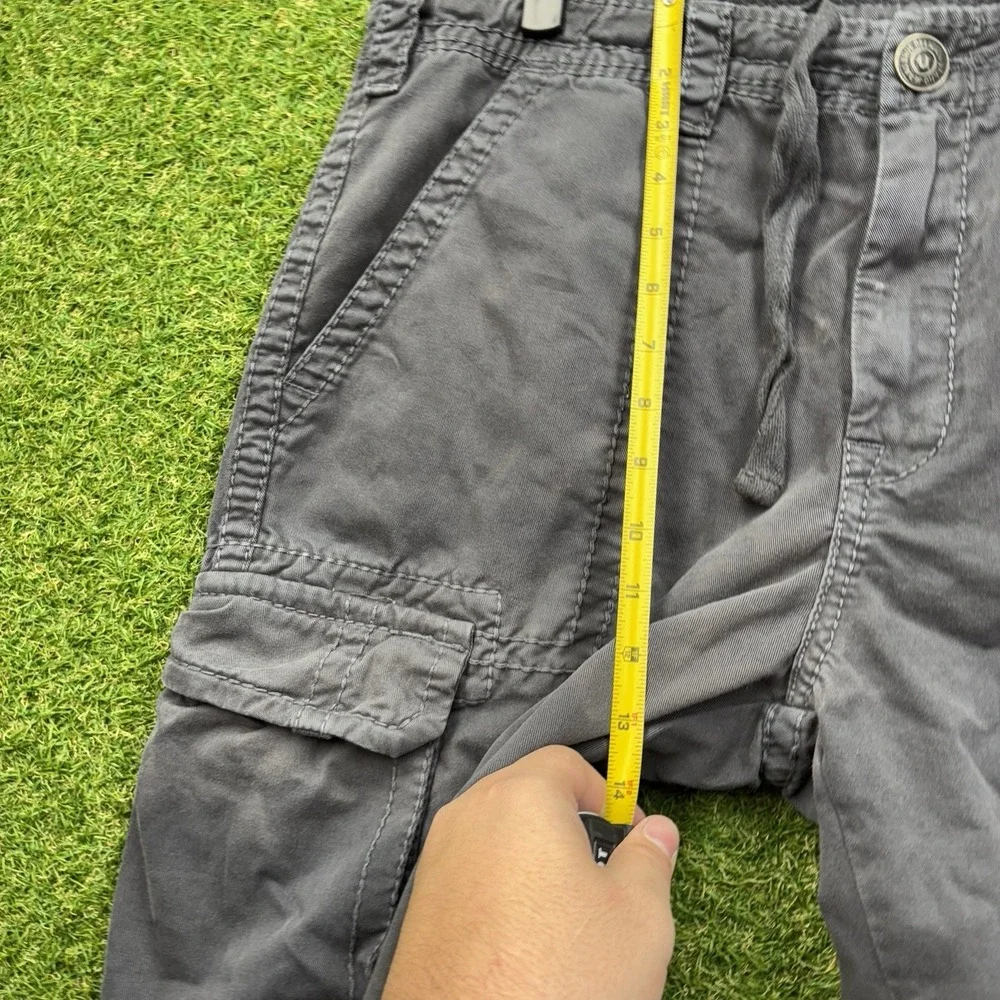 True Religion Cargo Shorts Mens 42 Isaac Overdye Drawstring Skater Grunge y2k